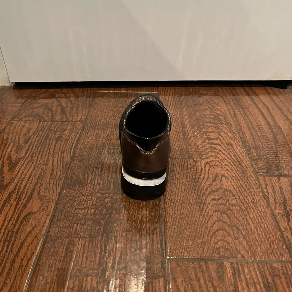 Michael Kors Black and Gold Sneakers - Picture 2 of 4